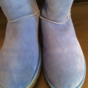 Ugg Royal Blue Suede Short Boot